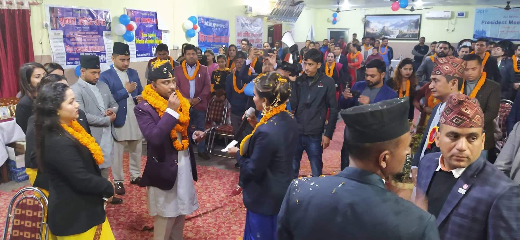 सुनवल जेसीजको ८ औँ पदस्थापन सम्पन्न ।