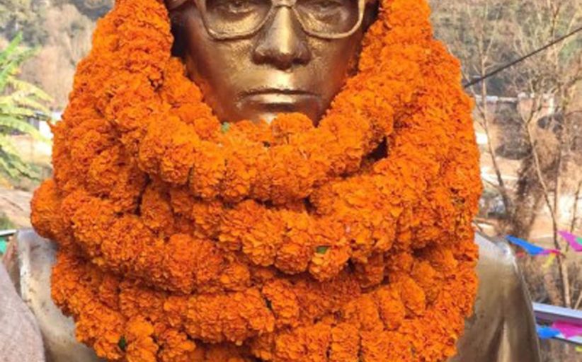 बोगटीको शालिक अनावरण