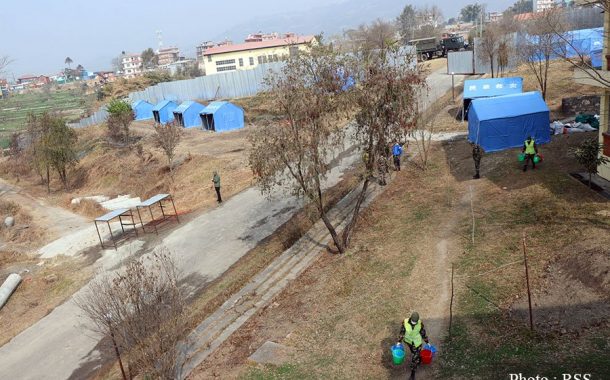 सरकारले  विभिन्न स्थानमा बनेका क्वारेन्टाईनको स्थलगत अवलोकन गर्ने