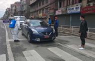 कोरोना जीवाणुको संक्रमण रोक्न किटनाशक औषधी छर्किने अभियान (तस्बिर)