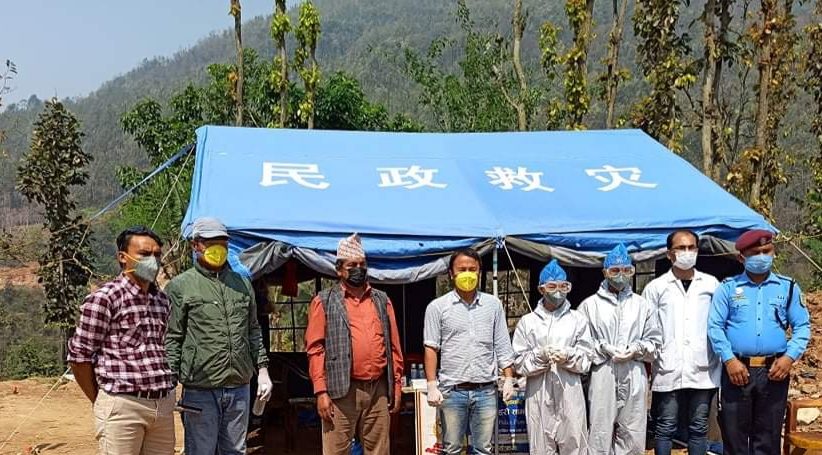 विभिन्न स्वास्थ्य चौकिलाई लामाको सहयोग