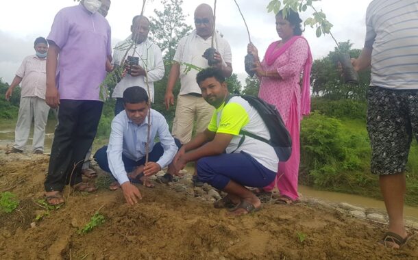 खेलमैदान जोगाउन वृक्षारोपण