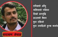 कविताः कस्तो लाग्छ कमरेड ?
