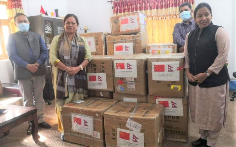 चीनले दियो भरतपुरलाई कोरोनाविरुद्ध लड्ने स्वास्थ्यसामग्री