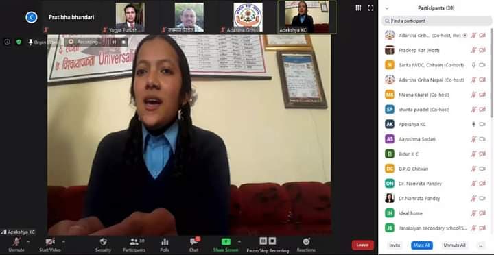 अनलाइनबाटै बक्तृत्वकला प्रतियोगिता, बलत्कारका घटनाले विद्यार्थी मानसिक त्रासमा