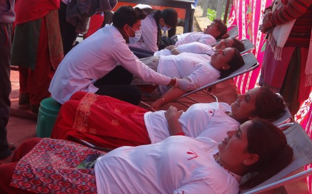स्थापना दिवसमा रक्तदान