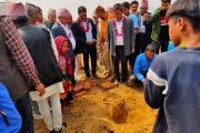 झिल्टुङ सम्पदा गाउँ सामुदायिक भवन शिलन्यास