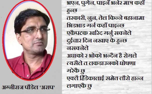 कविताः मेरो के दोष ?