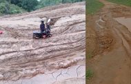 सडकको हरिबिजोगः बससेवा नै अनिश्चितकालका लागि बन्द