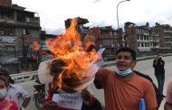 एमसीसीको विरोधमा भक्तपुरमा सम्झौता जलाइयो