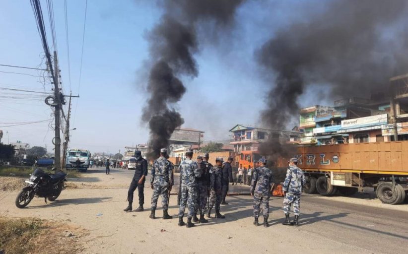 नेकपाको नेपाल बन्दः केही कार्यकर्ता पक्राउ