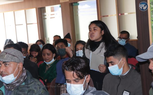 काउन्सिलको भूमिकामाथि पत्रकारका प्रश्न र गुनासा