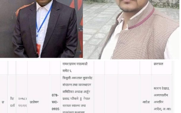 बागमती प्रदेशका ४ अस्पतालका अध्यक्ष नहटाउन सर्वोच्चको अन्तरिम आदेश