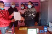 जनपत्रकार संगठनले महासंघ रुकुमलाई बुझायो ज्ञापनपत्र