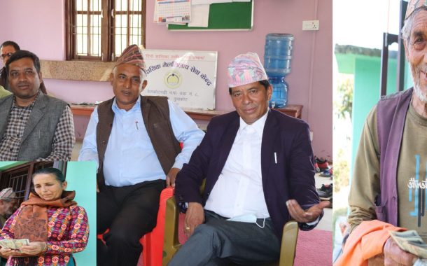 बेलकोटगढीमा टोल टोलमै पुगेर सामाजिक सुरक्षा भत्ता वितरण