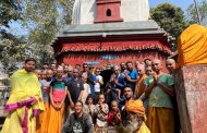 कुशेश्वर महादेव मन्दिर परिसरमा सरसफाइ र बत्ति जडान