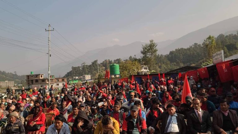 लिखु गाउँपालिकामा माओवादी केन्द्रको चुनाव केन्द्रित कार्यक्रम तीव्र