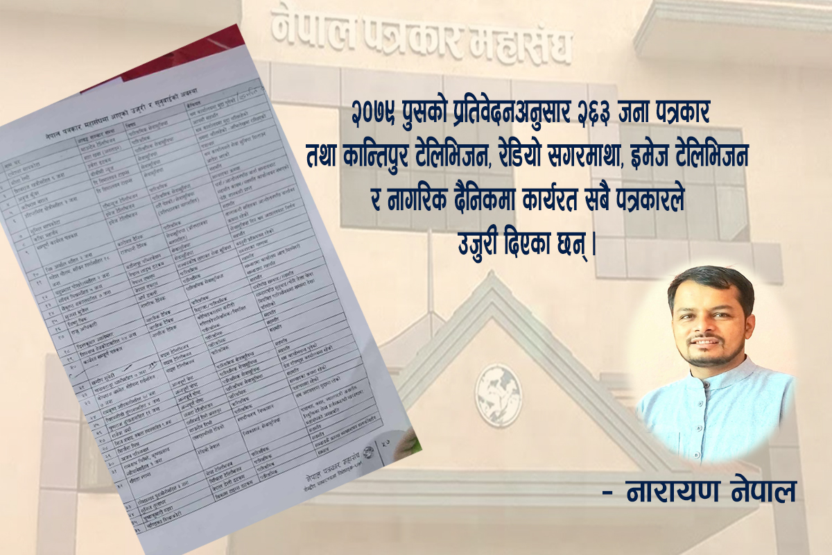 श्रमजीवी पत्रकारको अवस्थाः जागिर छ, तलब छैन