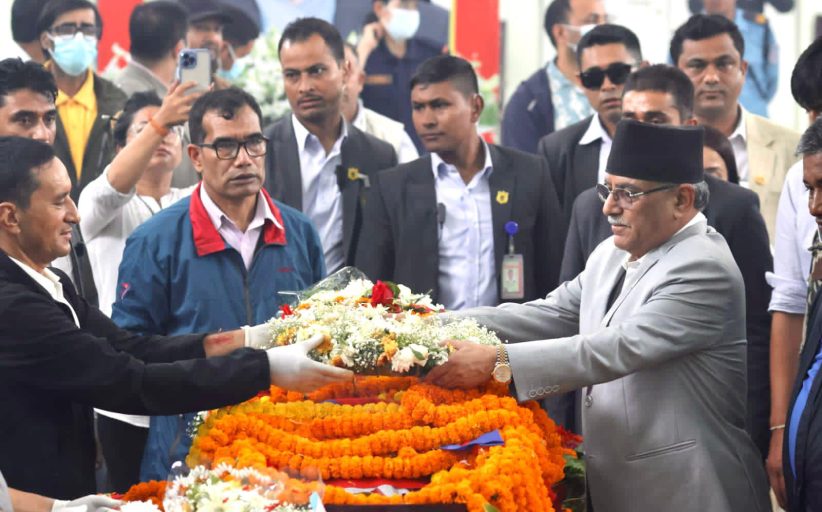 नेम्वाङको शब एमाले पार्टी कार्यालयमाः अन्त्येष्टिको दिन शोक बिदा