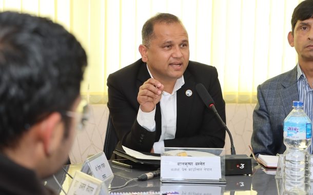 'भ्युअर्स'को लोभमा सीमाभन्दा बाहिर गएर समाचार नलेख्नुस्ः काउन्सिल अध्यक्ष बस्नेत