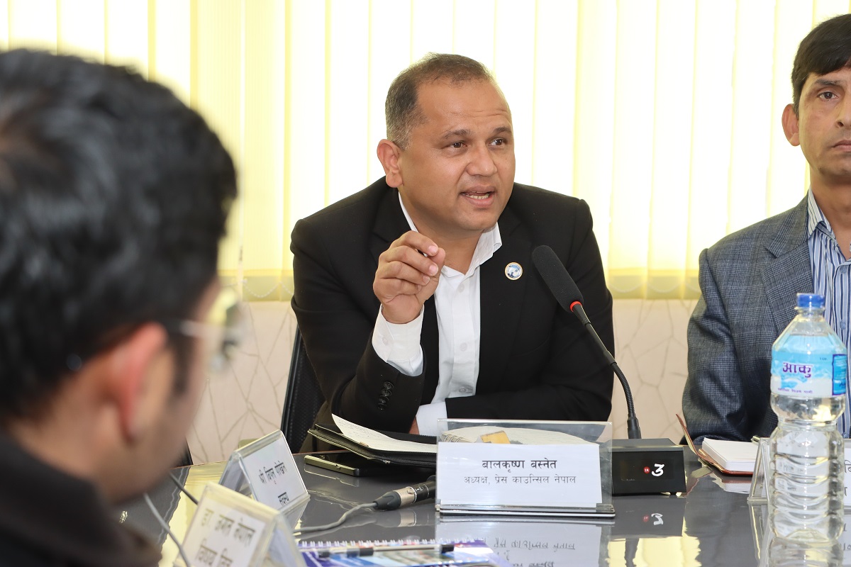 'भ्युअर्स'को लोभमा सीमाभन्दा बाहिर गएर समाचार नलेख्नुस्ः काउन्सिल अध्यक्ष बस्नेत